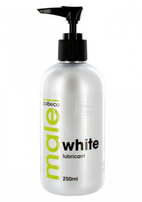 Анальная смазка на водной основе MALE Cobeco White Lubricant - 250 мл. - Cobeco - купить с доставкой в Элисте