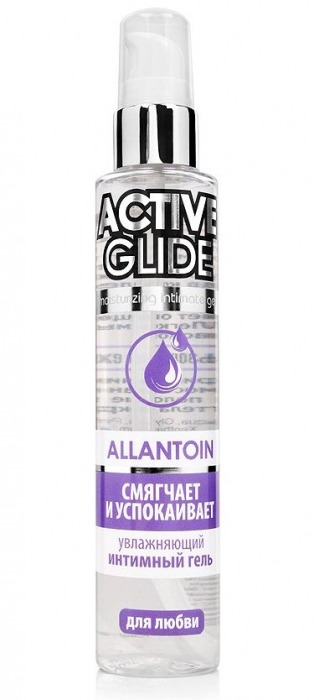 Увлажняющий интимный гель Active Glide Allantoin - 100 гр. - Биоритм - купить с доставкой в Элисте