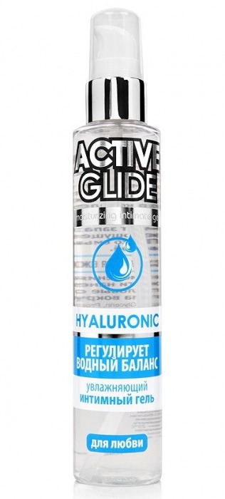 Увлажняющий интимный гель Active Glide Hyaluronic - 100 гр. - Биоритм - купить с доставкой в Элисте