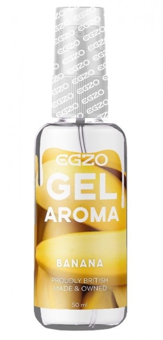 Интимный лубрикант EGZO AROMA с ароматом банана - 50 мл. - EGZO - купить с доставкой в Элисте