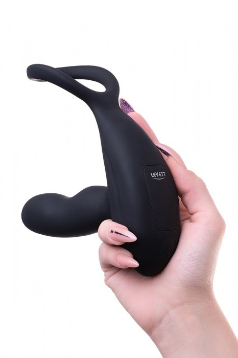 Черный стимулятор простаты Maud с вибрацией - Levett - в Элисте купить с доставкой