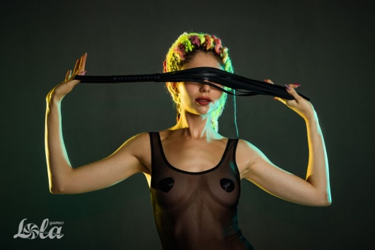 Черная плеть Blazing - 64 см. - Lola Games - купить с доставкой в Элисте