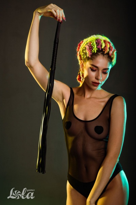 Черная плеть Blazing - 64 см. - Lola Games - купить с доставкой в Элисте