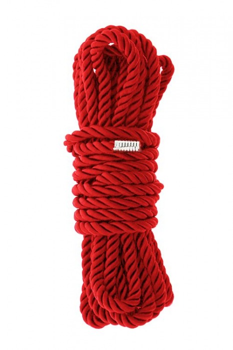 Красная веревка для шибари DELUXE BONDAGE ROPE - 5 м. - Dream Toys - купить с доставкой в Элисте