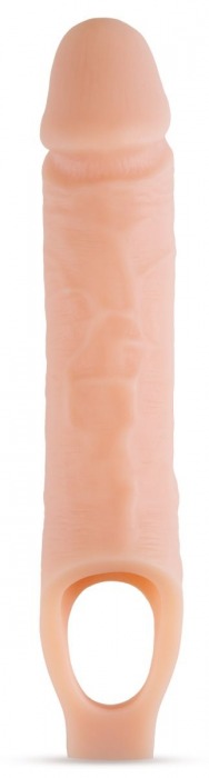 Телесный реалистичный фаллоудлинитель 10 Inch Silicone Cock Sheath Penis Extender - 25,4 см. - Blush Novelties - в Элисте купить с доставкой