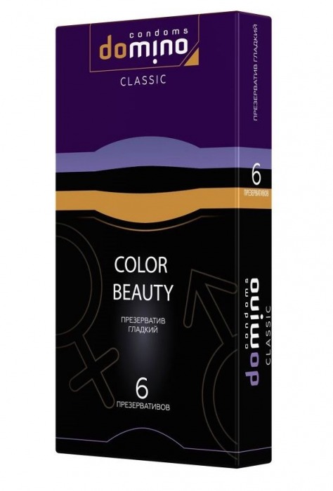 Разноцветные презервативы DOMINO Colour Beauty - 6 шт. - Domino - купить с доставкой в Элисте