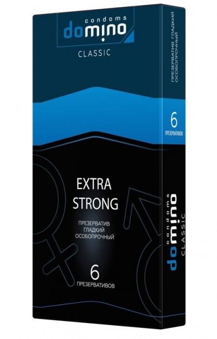 Суперпрочные презервативы DOMINO Extra Strong - 6 шт. - Domino - купить с доставкой в Элисте