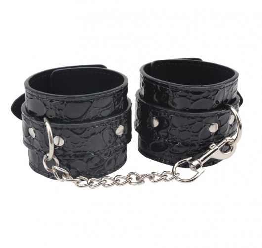 Черные наручники Be good Wrist Cuffs - Chisa - купить с доставкой в Элисте