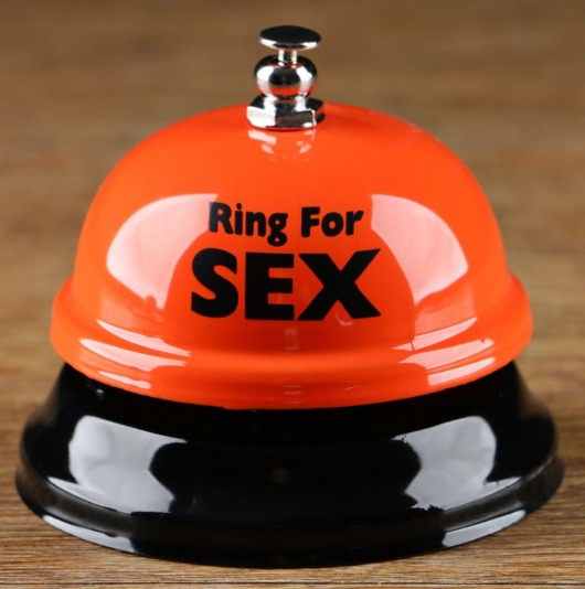 Настольный звонок RING FOR SEX - Сима-Ленд - купить с доставкой в Элисте