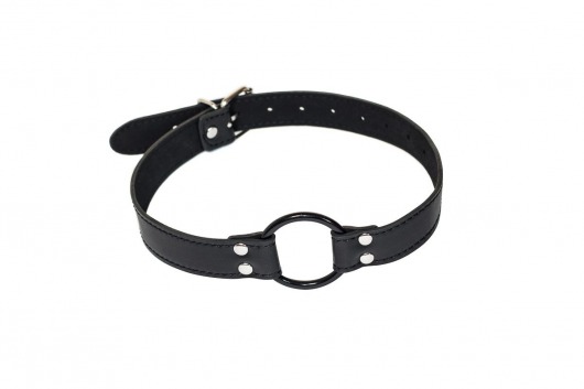 Черный кляп-кольцо Modesty - Lola Games - купить с доставкой в Элисте