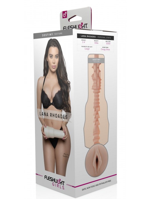 Мастурбатор-вагина Fleshlight Girls - Lana Rhoades Destiny - Fleshlight - в Элисте купить с доставкой