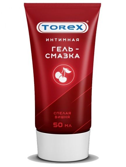 Смазка на водной основе TOREX  Спелая вишня  - 50 мл. - Torex - купить с доставкой в Элисте