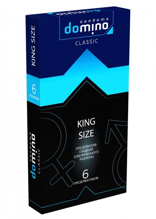 Презервативы увеличенного размера DOMINO Classic King size - 6 шт. - Domino - купить с доставкой в Элисте