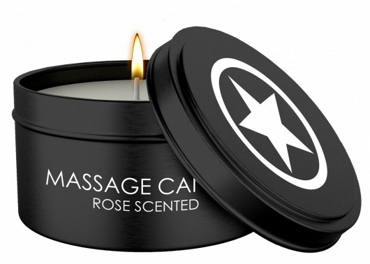 Массажная свеча с ароматом розы Massage Candle - Shots Media BV - купить с доставкой в Элисте