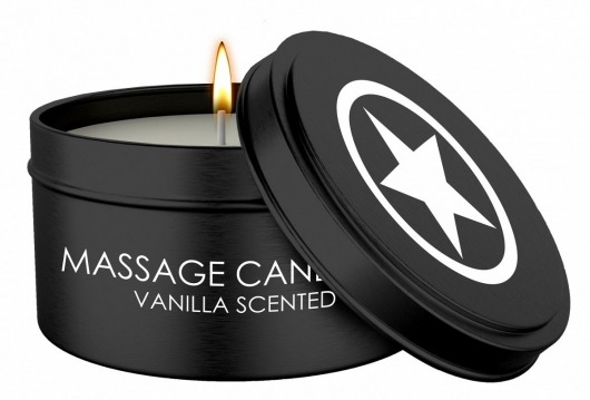 Массажная свеча с ароматом ванили Massage Candle - Shots Media BV - купить с доставкой в Элисте