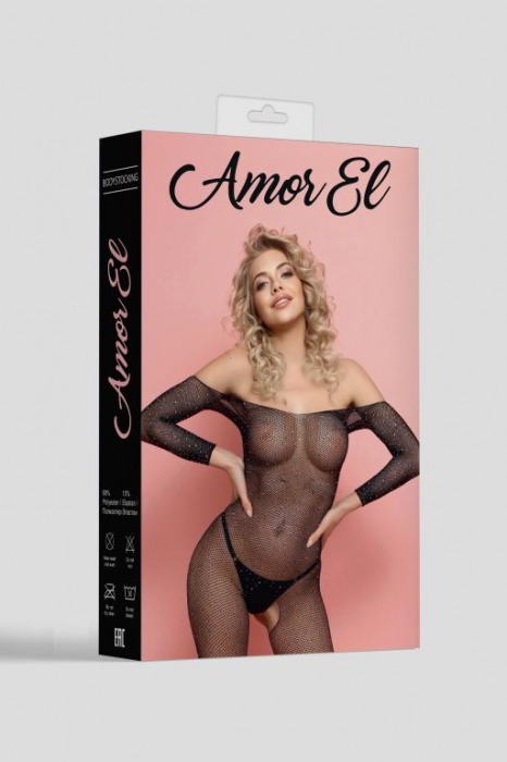 Боди-комбинезон с рукавами 3/4 и открытым доступом - Amor El купить с доставкой