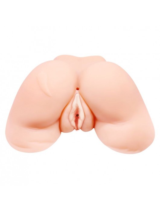 Телесная вибровагина Julie с 2 рабочими отверстиями - Baile - в Элисте купить с доставкой