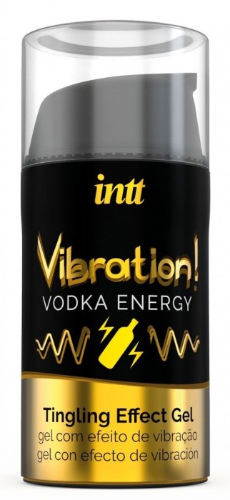 Жидкий интимный гель с эффектом вибрации Vibration! Vodka Energy - 15 мл. - INTT - купить с доставкой в Элисте