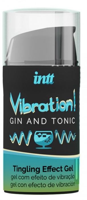 Жидкий интимный гель с эффектом вибрации Vibration! Gin   Tonic - 15 мл. - INTT - купить с доставкой в Элисте