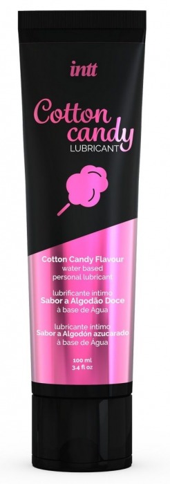 Интимный гель на водной основе Cotton Candy Lubricant - 100 мл. - INTT - купить с доставкой в Элисте