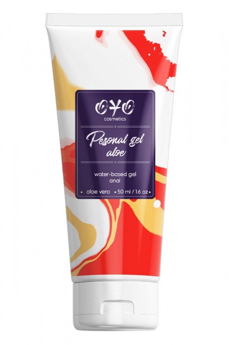 Анальная смазка на водной основе OYO Personal Gel Aloe - 50 мл. - OYO - купить с доставкой в Элисте