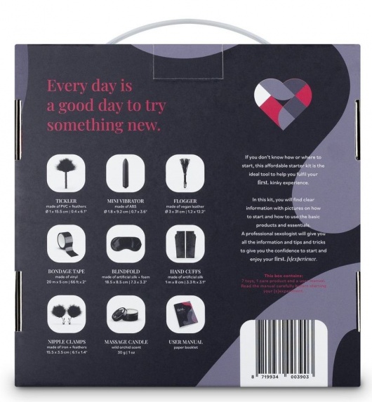 Стартовый набор БДСМ First Kinky Experience - Loveboxxx - купить с доставкой в Элисте