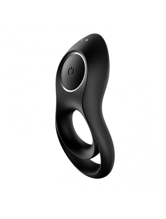 Черное эрекционное виброкольцо Legendary Duo - Satisfyer - в Элисте купить с доставкой