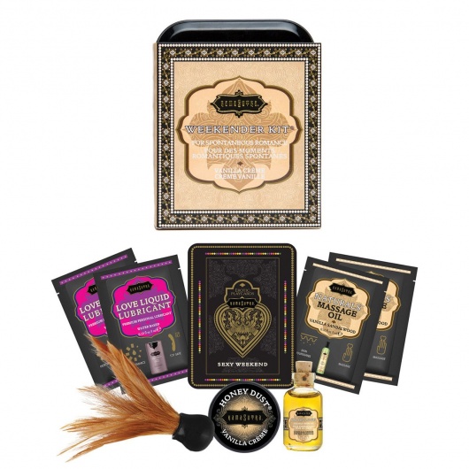 Эротический набор Weekender Kit Vanilla Creme - Kama Sutra - купить с доставкой в Элисте