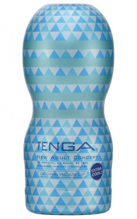 Мастурбатор с охлаждающей смазкой TENGA Original Vacuum Cup Extra Cool - Tenga - в Элисте купить с доставкой