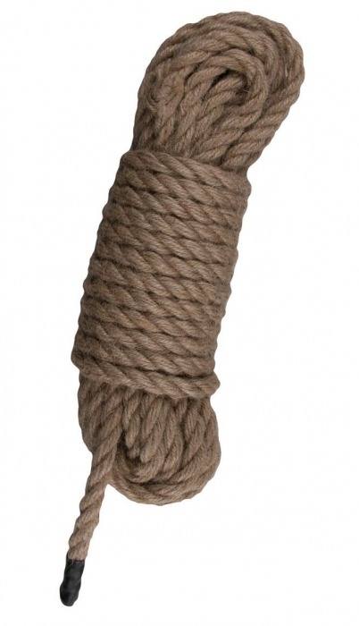 Пеньковая веревка для связывания Hemp Rope - 5 м. - Easy toys - купить с доставкой в Элисте