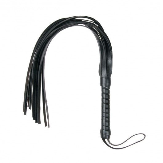 Черный флоггер Flogger Whip - 46 см. - Easy toys - купить с доставкой в Элисте