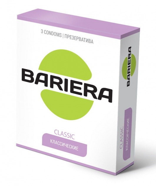 Классические презервативы Bariera Classic - 3 шт. - Bariera - купить с доставкой в Элисте