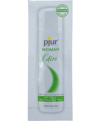 Лубрикант на водной основе pjur WOMAN Aloe - 2 мл. - Pjur - купить с доставкой в Элисте