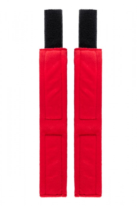 Красно-черные велюровые оковы Anonymo - ToyFa - купить с доставкой в Элисте