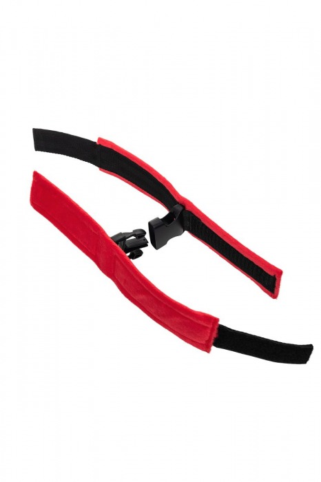 Красно-черные велюровые оковы Anonymo - ToyFa - купить с доставкой в Элисте