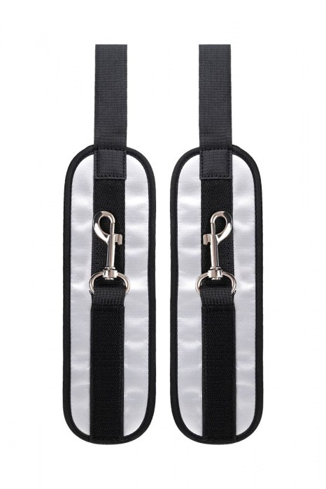 Серебристо-черные наручники Anonymo - ToyFa - купить с доставкой в Элисте