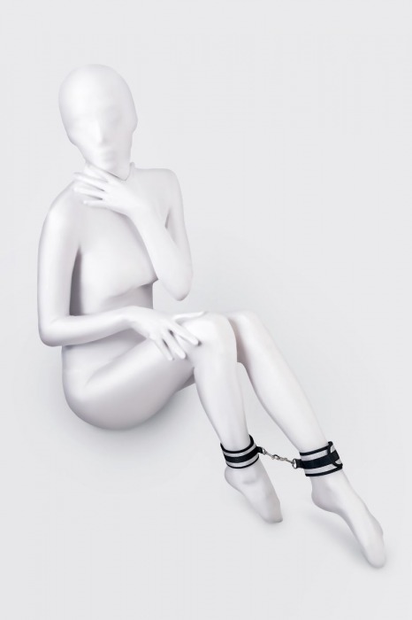 Серебристо-черные оковы Anonymo - ToyFa - купить с доставкой в Элисте