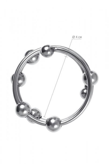 Большое металлическое кольцо под головку пениса - ToyFa - купить с доставкой в Элисте