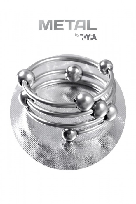 Большое металлическое кольцо под головку пениса - ToyFa - купить с доставкой в Элисте