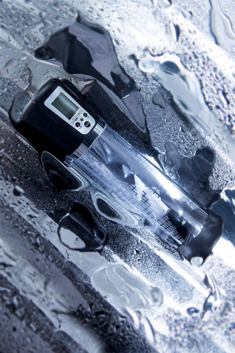 Прозрачная автоматическая помпа для пениса Alrik - Sexus - в Элисте купить с доставкой