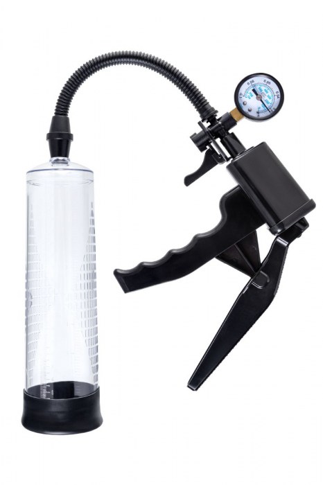 Прозрачная механическая помпа для пениса Viggo - Sexus - в Элисте купить с доставкой