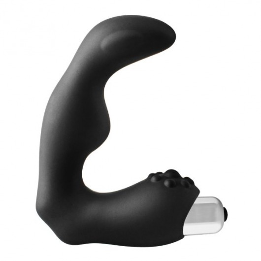 Черный вибромассажер простаты FantASStic Vibrating Prostate Massager - 11,3 см. - Dream Toys - в Элисте купить с доставкой