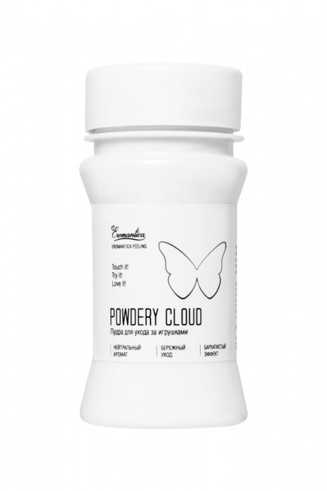 Пудра для ухода за игрушками Powdery Cloud с нейтральным ароматом - 40 гр. - Eromantica - купить с доставкой в Элисте