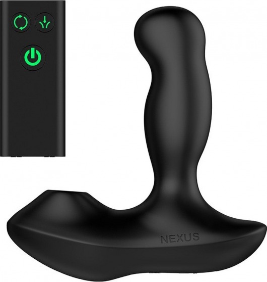 Черный вибратор-ротатор для стимуляции простаты Nexus Revo Air - Nexus Range - в Элисте купить с доставкой