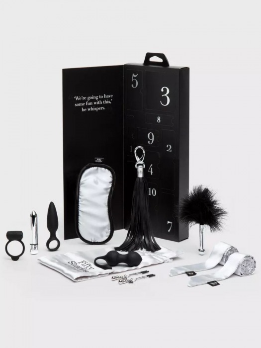 Эротический набор Pleasure Overload 10 Days of Play Gift Set - Fifty Shades of Grey - купить с доставкой в Элисте