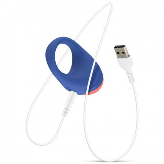 Синее эрекционное кольцо RRRING Dinner Date Cock Ring - FeelzToys - в Элисте купить с доставкой