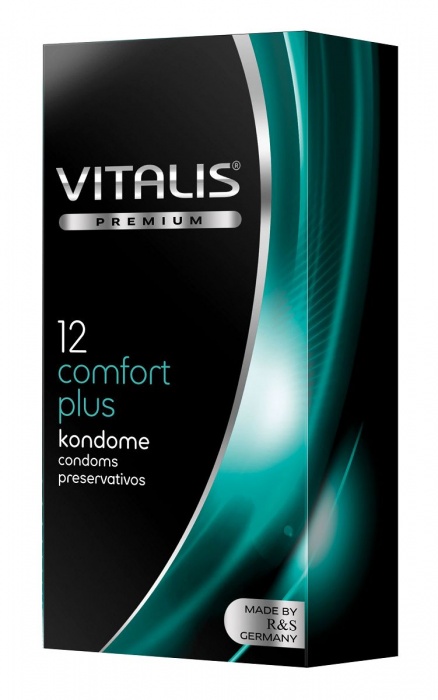 Контурные презервативы VITALIS PREMIUM comfort plus - 12 шт. - Vitalis - купить с доставкой в Элисте