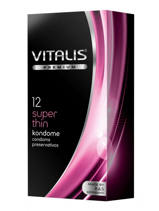 Ультратонкие презервативы VITALIS PREMIUM super thin - 12 шт. - Vitalis - купить с доставкой в Элисте