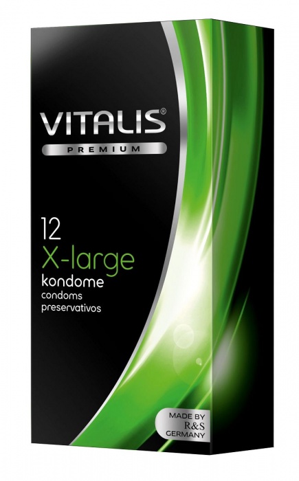 Презервативы увеличенного размера VITALIS PREMIUM x-large - 12 шт. - Vitalis - купить с доставкой в Элисте