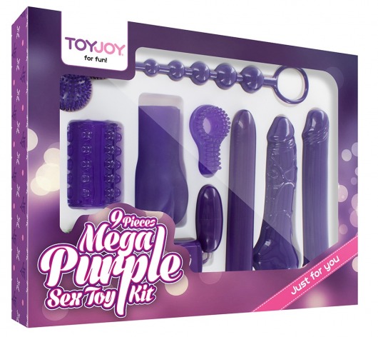 Эротический набор Toy Joy Mega Purple - Toy Joy - купить с доставкой в Элисте
